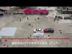 EV Bataryalı Yangın Battanı Tekrar Kullanılabilir Yangın Battanı Elektrikli Araba Yangın Battanı